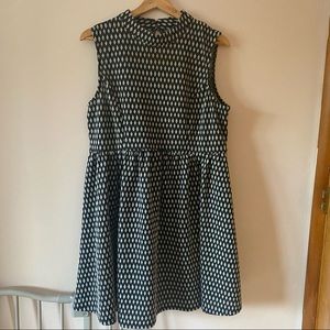 Midi mock neck dress